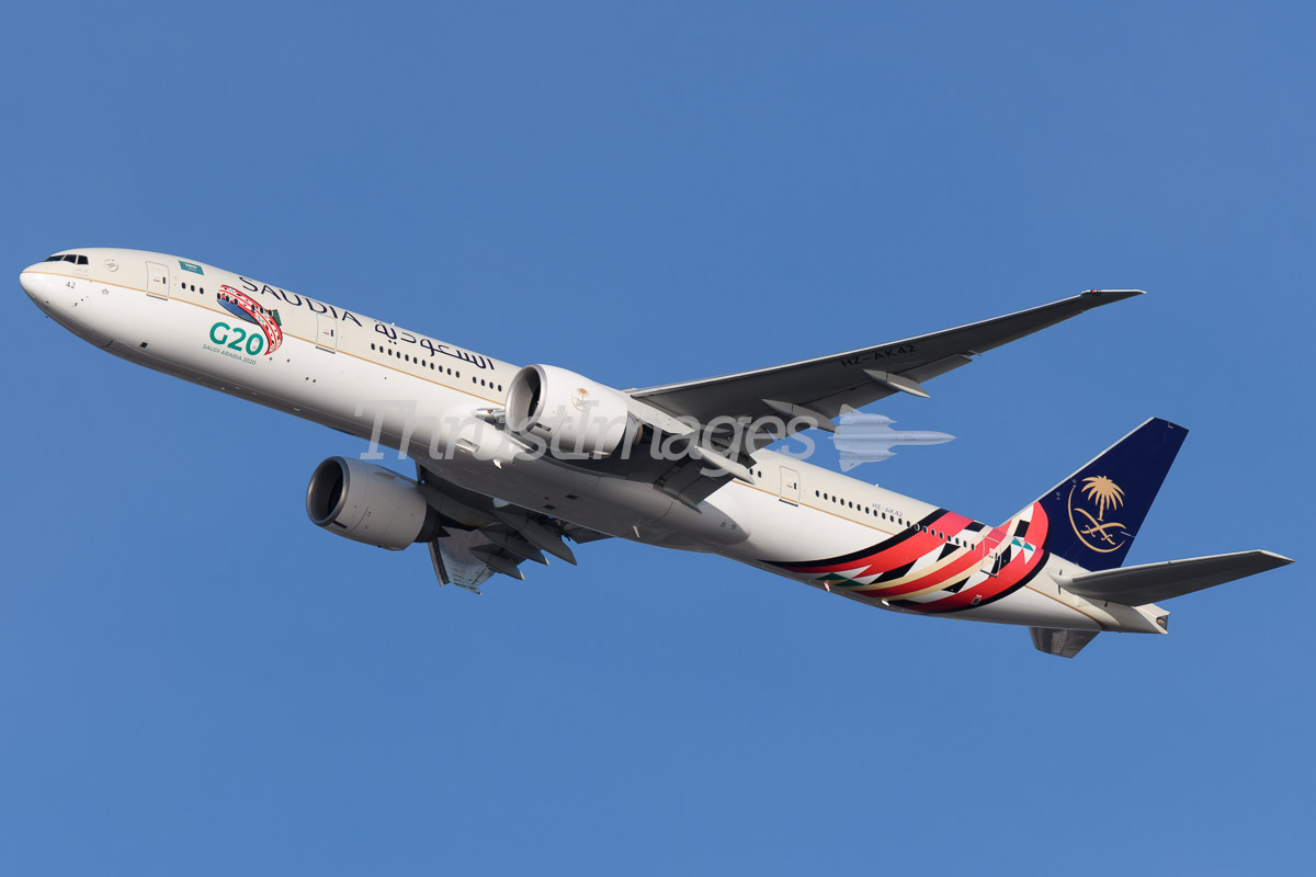 Saudia Boeing 777 HZ-AK42